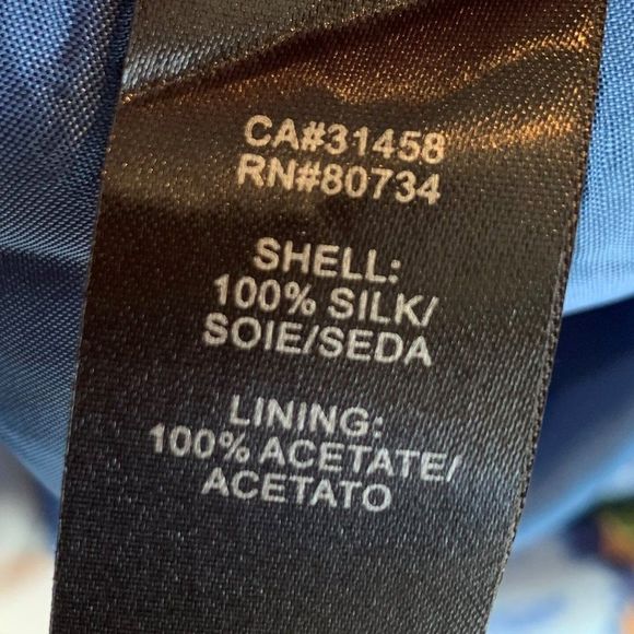 BCBG Paris 100% silk dress, sz 12, EUC, fully lined, halter style, knee length, - Picture 10 of 10